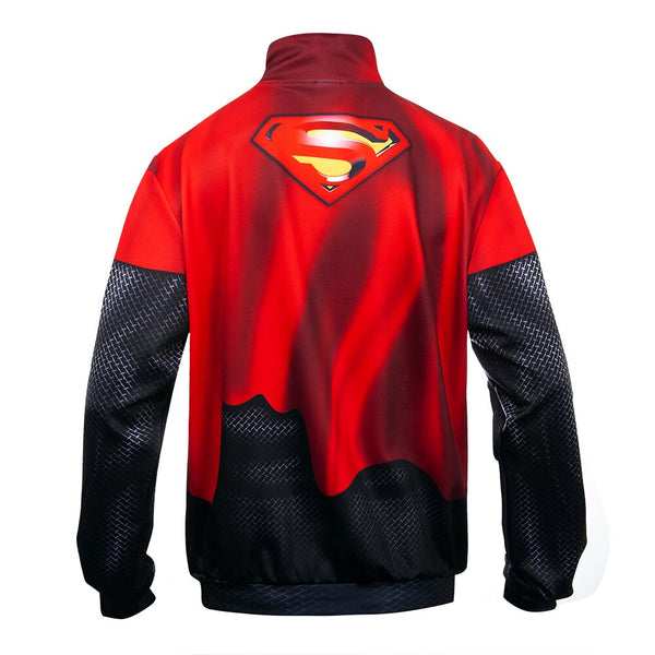 Red SUPERMAN Zipper Jacket