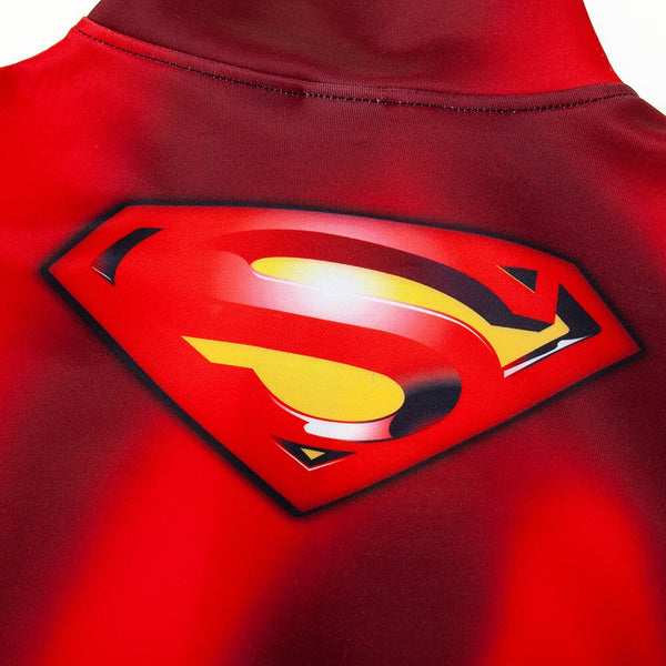Red SUPERMAN Zipper Jacket