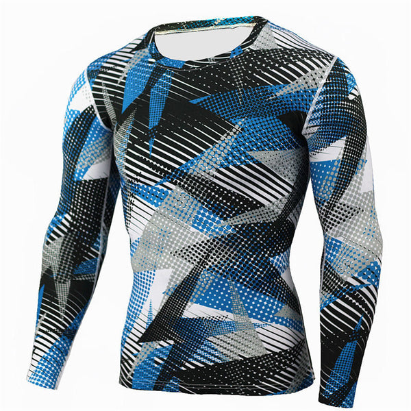 ARMY CAMOUFLAGE Compression Shirt for Men (Long Sleeve)