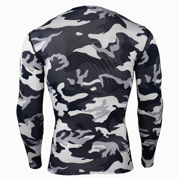 ARMY CAMOUFLAGE Compression Shirt for Men (Long Sleeve)