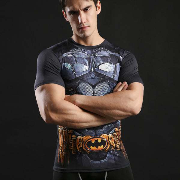 BATMAN Compression Shirt for Men (Short Sleeve)