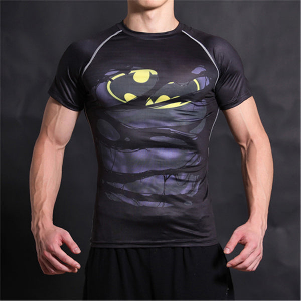 BATMAN Compression Shirt for Men (Short Sleeve)