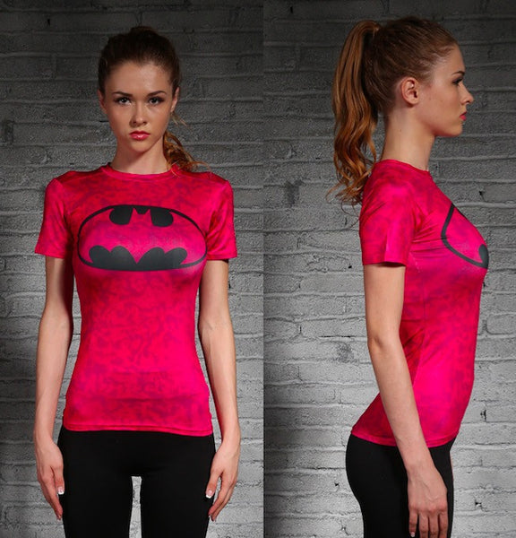 BATMAN Compression Shirt for Women (Short Sleeve)