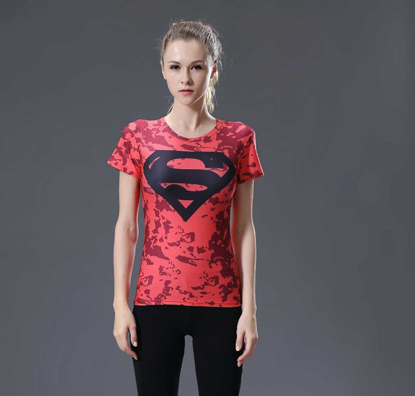 BATMAN Compression Shirt for Women (Short Sleeve)