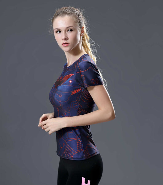 BATMAN Compression Shirt for Women (Short Sleeve)