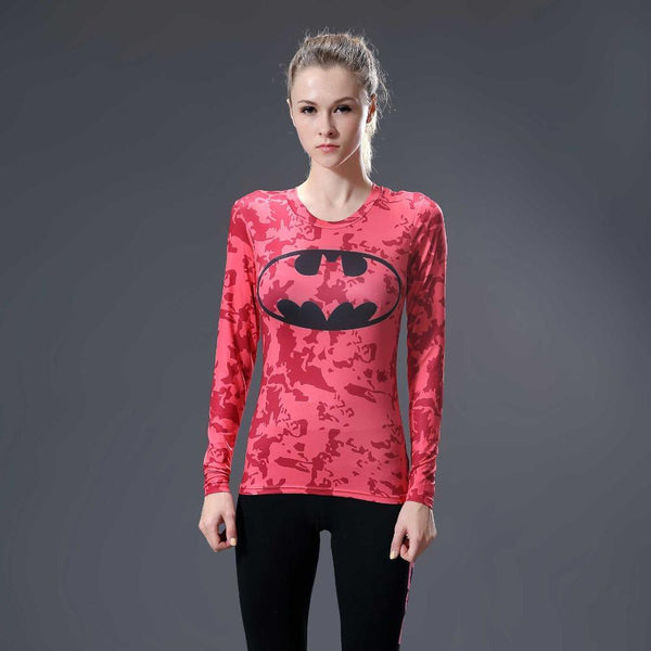 BATMAN Long Sleeve Compression Shirt for Women