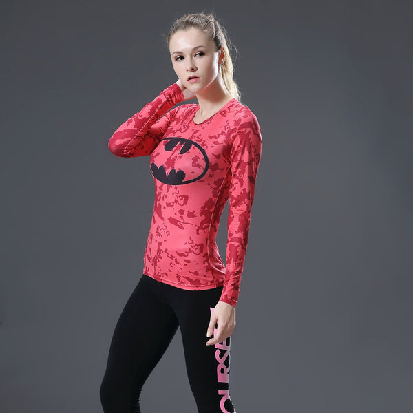 BATMAN Long Sleeve Compression Shirt for Women