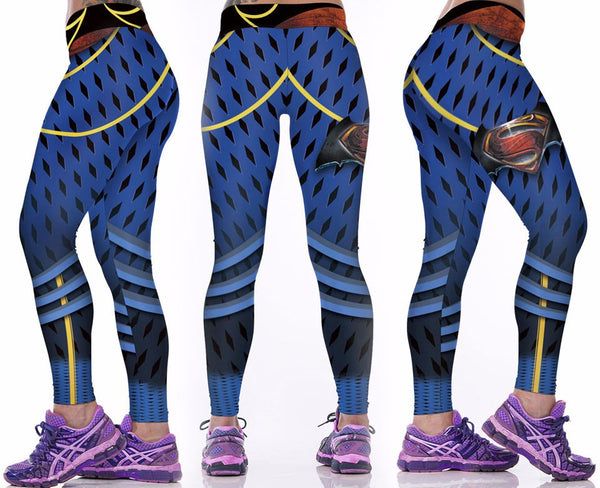 BATMAN vs. SUPERMAN Compression Leggings/Pants for Women