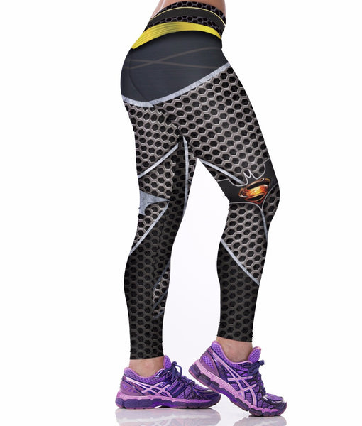 BATMAN vs. SUPERMAN Compression Leggings/Pants for Women