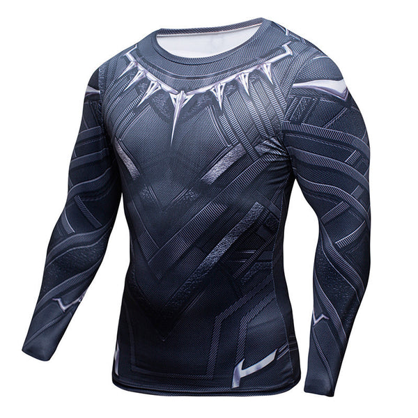BLACK PANTHER Compression Shirt for Men (Long Sleeve)