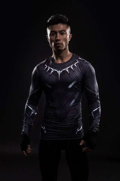 BLACK PANTHER Compression Shirt for Men (Long Sleeve)