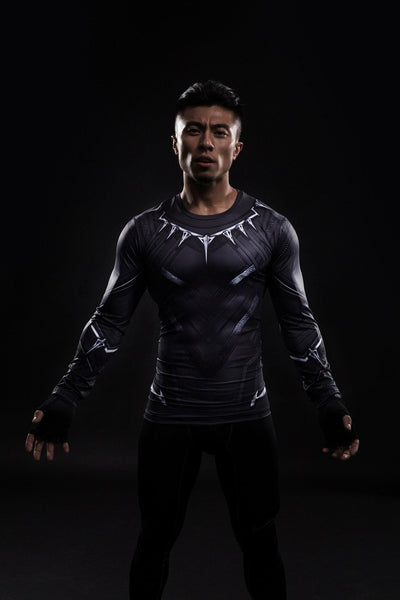 BLACK PANTHER Compression Shirt for Men (Long Sleeve)