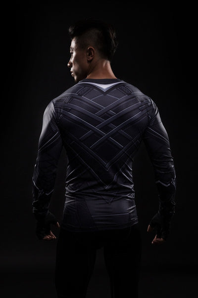 BLACK PANTHER Compression Shirt for Men (Long Sleeve)