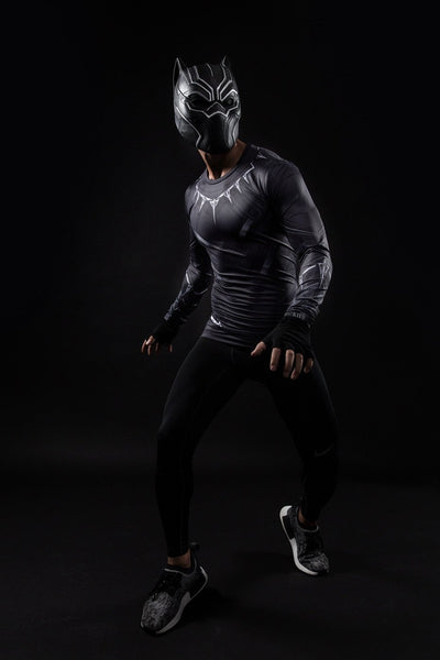 BLACK PANTHER Compression Shirt for Men (Long Sleeve)