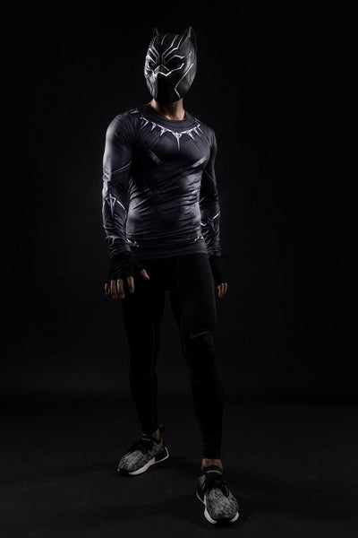 BLACK PANTHER Compression Shirt for Men (Long Sleeve)