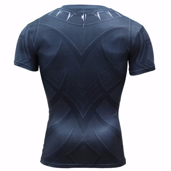 BLACK PANTHER Compression Shirt for Men (Short Sleeve)
