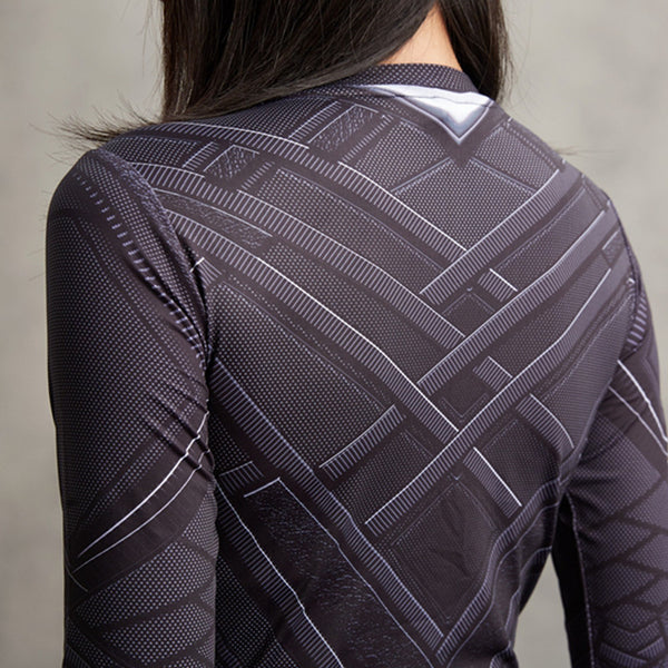 BLACK PANTHER Compression Shirt for Women (Long Sleeve)
