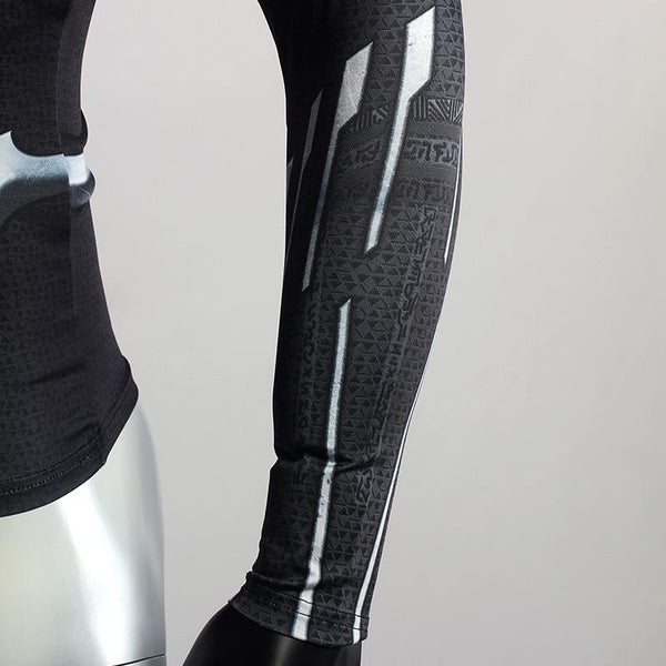 BLACK PANTHER Long Sleeve Compression Shirt for Men