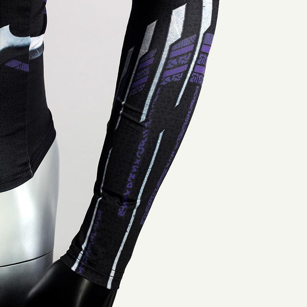 BLACK PANTHER Long Sleeve Compression Shirt for Men