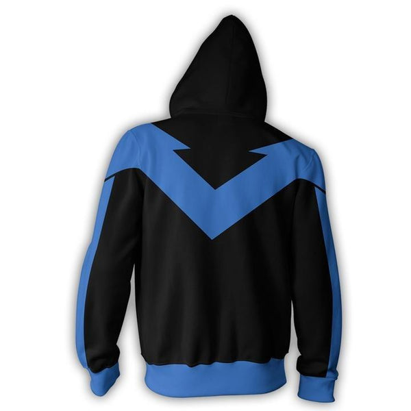 Blue NIGHTWING Hoodie Jacket