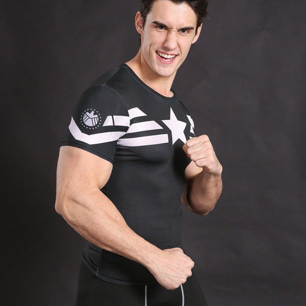 CAPTAIN AMERICA Compression Shirt