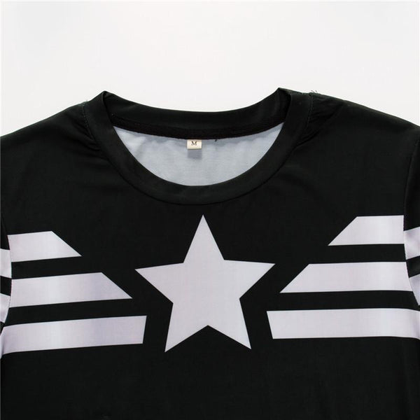 CAPTAIN AMERICA Compression Shirt for Men (Long Sleeve)