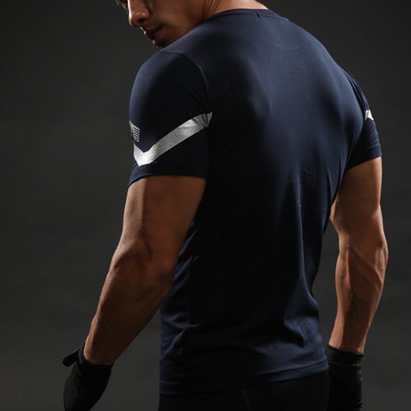 CAPTAIN AMERICA Compression Shirt for Men (Short Sleeve)