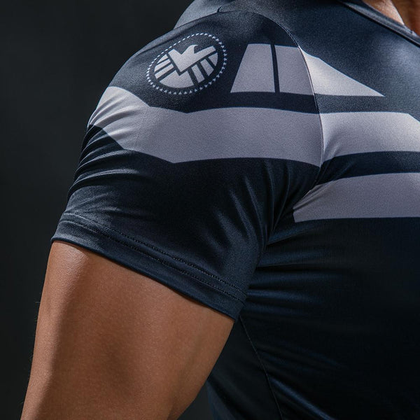 CAPTAIN AMERICA Compression Shirt for Men (Short Sleeve)