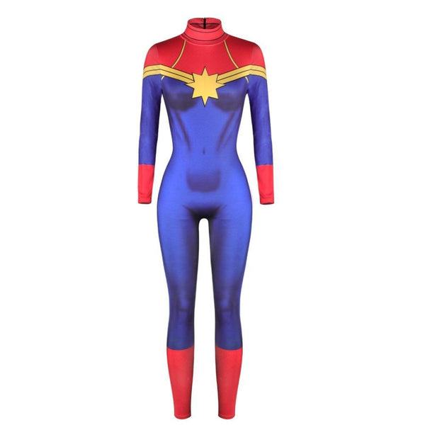 Captain Marvel Cosplay Suit for Women