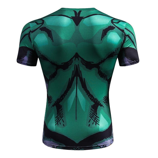 Comic GREEN LANTERN Short Sleeve Compression Shirt for Men