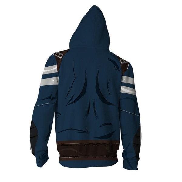 Dark Blue CAPTAIN AMERICA Hoodie Jacket