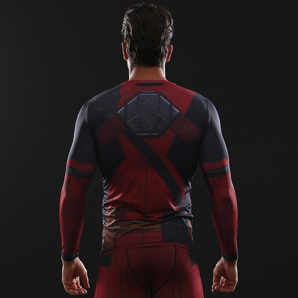 Deadpool 2 Long Sleeve Compression Shirt for Men