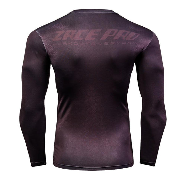 DEADPOOL Long Sleeve Compression Shirt for Men