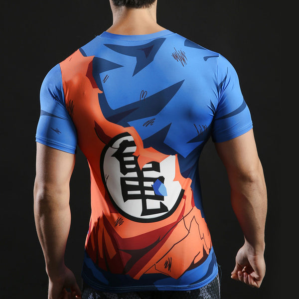 DRAGON BALL Compression Shirt for Men (Short Sleeve)