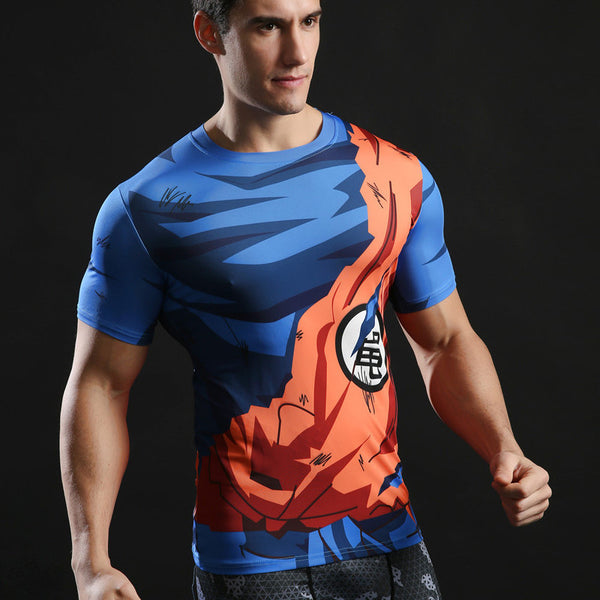 DRAGON BALL Compression Shirt for Men (Short Sleeve)