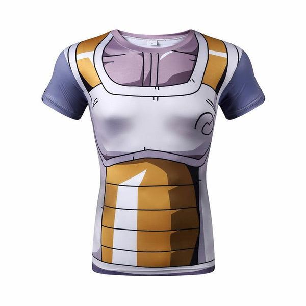 DRAGON BALL Z Short Sleeve Compression Shirt for Men