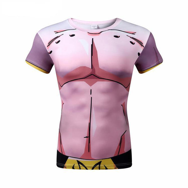 DRAGON BALL Z Short Sleeve Compression Shirt for Men