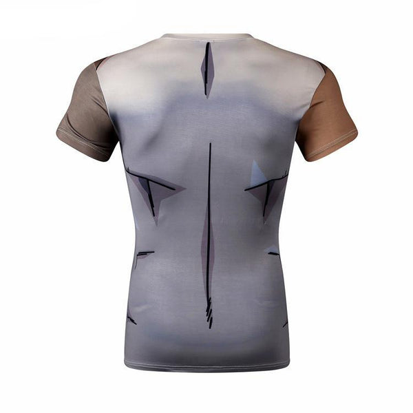 DRAGON BALL Z Short Sleeve Compression Shirt for Men