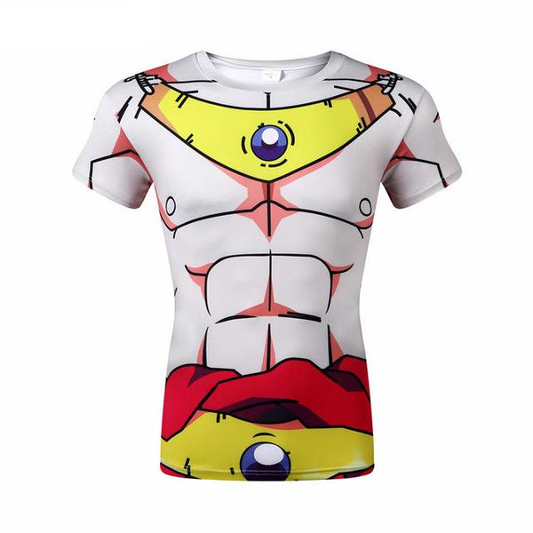DRAGON BALL Z Short Sleeve Compression Shirt for Men