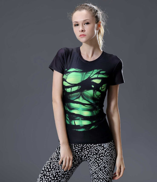 HULK Compression Shirt for Women (Short Sleeve)