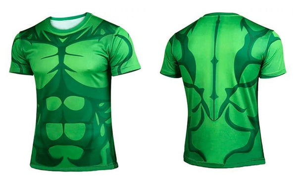 HULK Short Sleeve Compression Shirt for Men