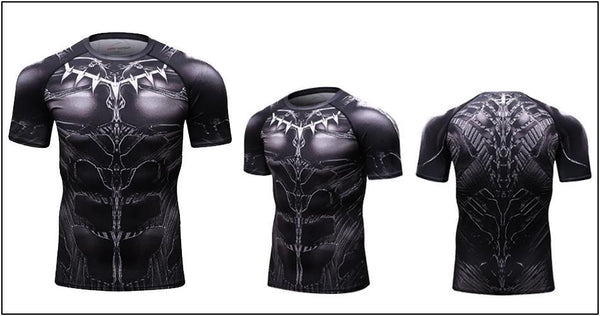 Infinity War BLACK PANTHER Compression Shirt for Men