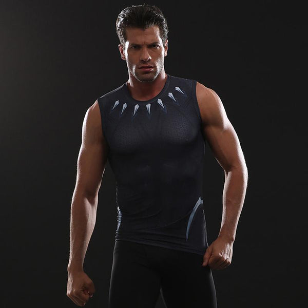 BLACK PANTHER Compression Tank Top for Men – ME SUPERHERO
