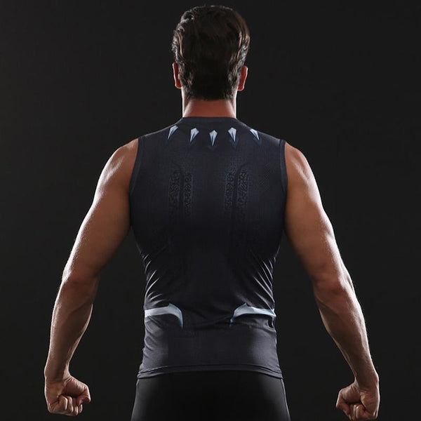 Infinity War BLACK PANTHER Compression Tank Top