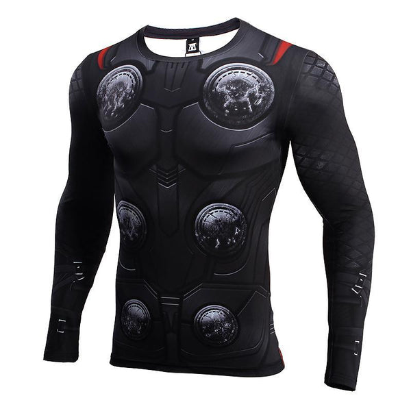 Infinity War THOR Long Sleeve Compression Shirt for Men
