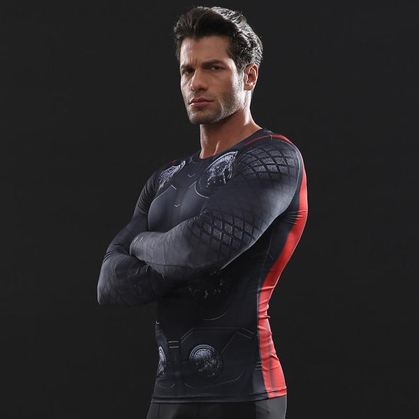 Infinity War THOR Long Sleeve Compression Shirt for Men