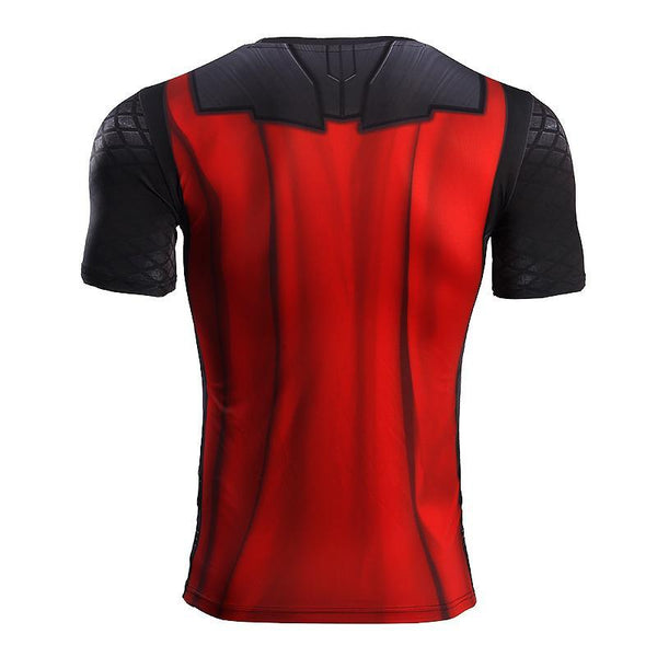 Infinity War THOR Short Sleeve Compression Shirt for Men