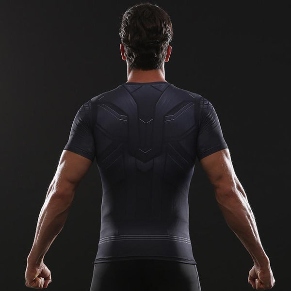 Infinity War THOR Short Sleeve Compression Shirt for Men