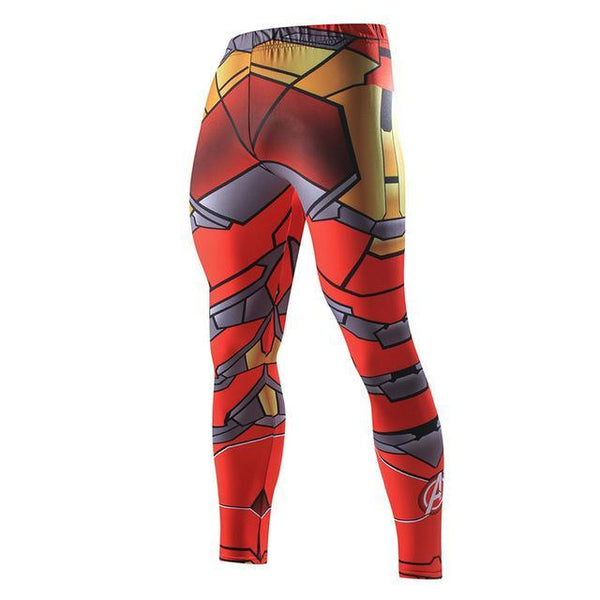 IRON MAN Compression Leggings for Men
