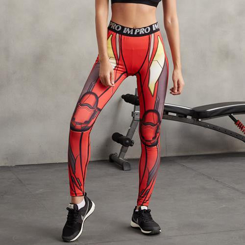 IRON MAN Compression Leggings/Pants for Women